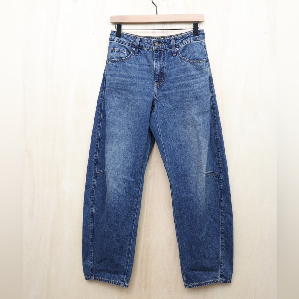 NWOT‎ Levi's Baggy Dad Barrel Jean Dark Wash 25 x 30 - Picture 2 of 4